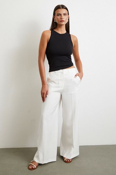 Never more Basic Crop Top Black