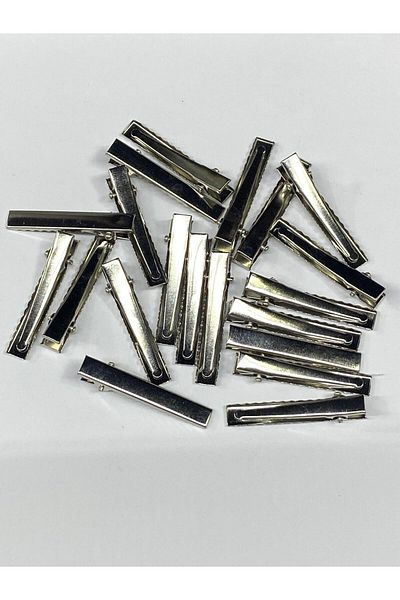 karantuhafiye Metal Collet Buckle, Collet Buckle for Buckle Making, Alligator Buckle 5.5 cm 20 Pieces
