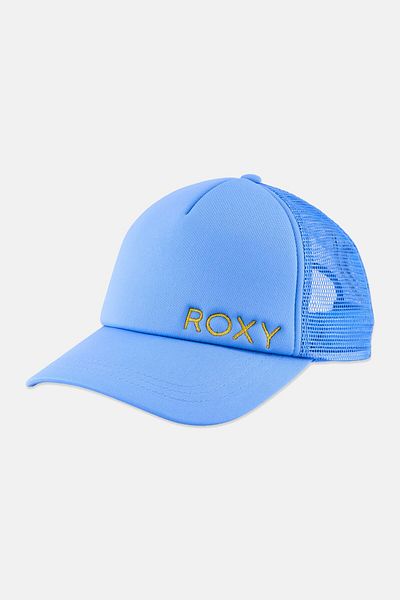 Roxy Women Embroidered Logo Splash Back Cap, Sky Blue
