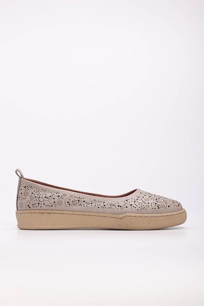 FAST STEP Genuine Leather Women's Ballerina Shoes 657Za3331