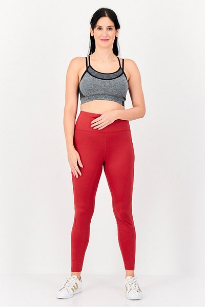 Asics Women Sportswear Fit Training Leggings, Red