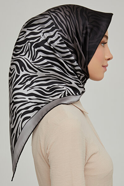 Armine Silk Scarf 8654D (Twi̇ll) (Nostalji̇)-24