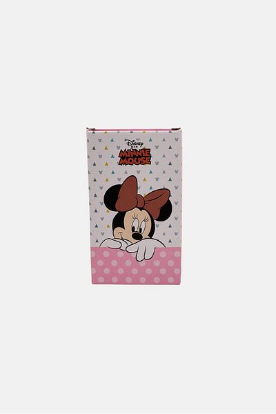 Disney Minnie Mouse Double Handle Water Bottler With Strap, Pink