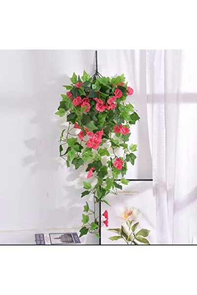 tml temalife DEKORATİF SARKAN BEGONVİL DUVAR SÜSÜ SAKSI 5DALLI BAHÇE SÜSÜ