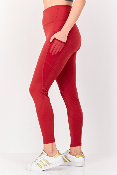 Asics Women Sportswear Fit Training Leggings, Red