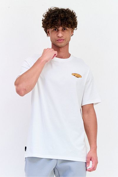 Puma Men Sportswear Fit Short Sleeve Graphic T Shirt, White