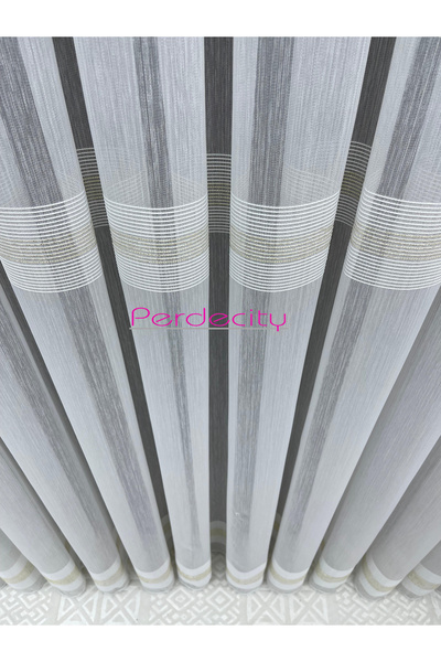 PERDECITY Bamboo Floor Skirt and Middle Part Gold Glitter Tape Tulle Curtain 1X3 Tight Pile Ironing Not Ask Fit for Any Room