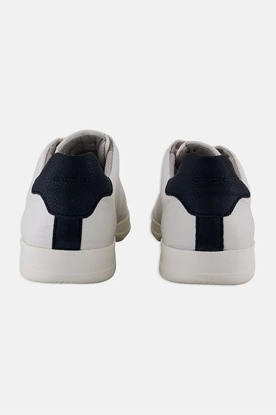 Geox Men Kennet B Lace Up Casual Shoes, White