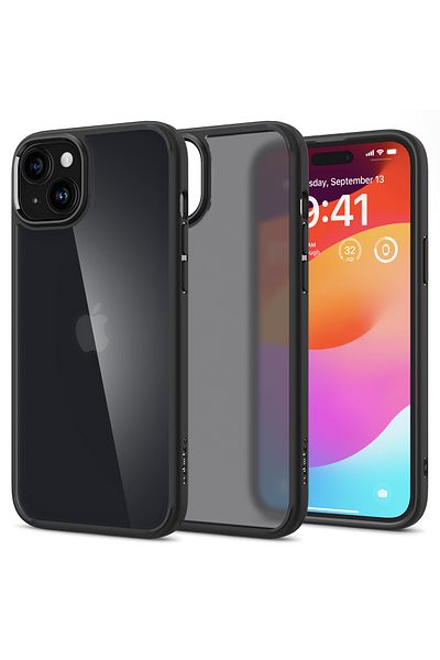 Spigen Etui Ultra Hybrid na iPhone 15 Plus czarne