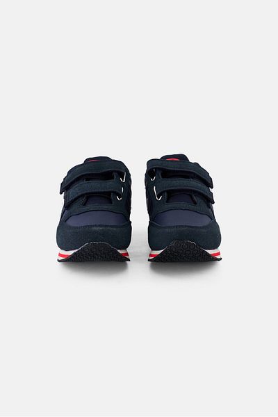 United Colors of Benetton Kids Boy Word Velcro Closure Shoes, Navy