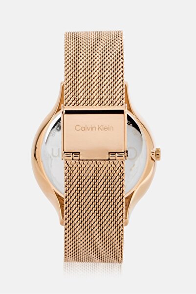 Calvin Klein Women 25200102 Stainless Steel Analog Watch 38 mm, Rose Gold