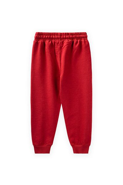 Cigit Seasonal Basic Tracksuit 2-10 Years Red