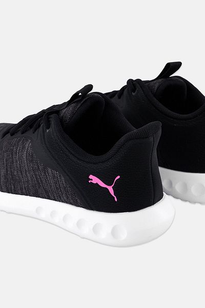 Puma Women Carson 2 Edge Lace Up Running Shoes, Heather Black