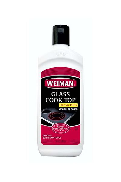 Weiman Glass Cooktop Cleaner – Clear | Streak-Free Formula for Smooth Glass & Ceramic Surfaces