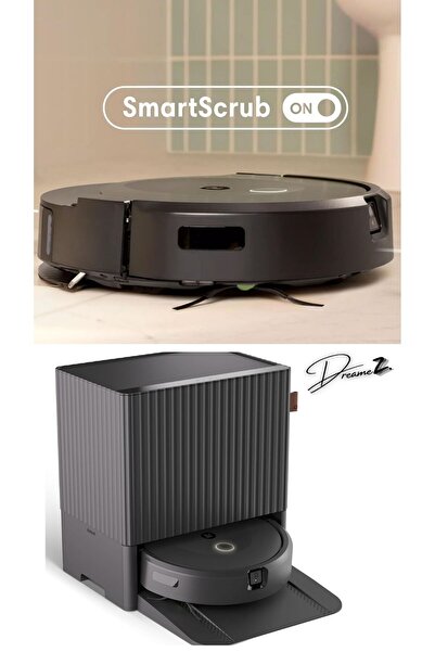 iRobot Roomba Drmz Vaccum Islak+Kuru Roomba Combo 10 Max Robot Süpürge ve Paspas,AutoWash İstasyonlu,Siyah