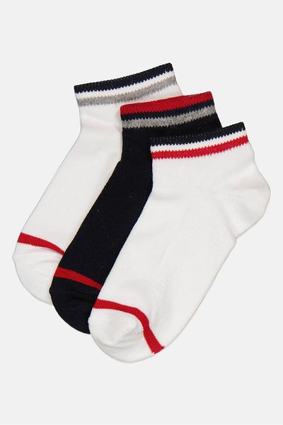 Rocawear جوارب كاحل مخططة للأولاد الصغار، 3 أزواج، متعددة الألوان
