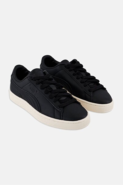 Puma حذاء كرة سلة كلاسيكي برباط للأولاد من كيدز 75Y Prm، أسود