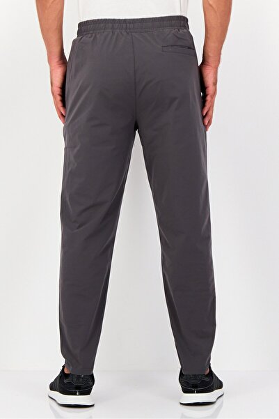 RBX Men Sportswear Fit Plain Outdoor Track Pants, Dark Grey