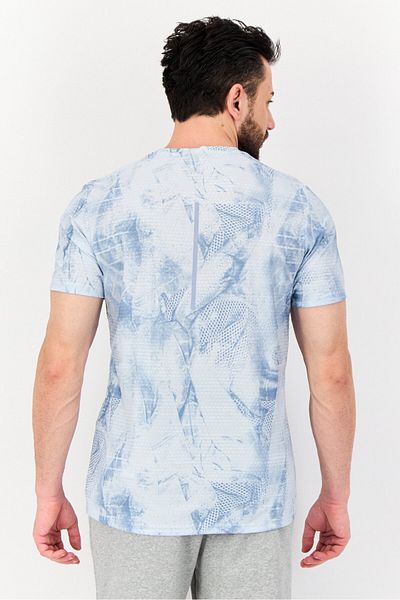 adidas Men Sportswear Fit Short Sleeve Running T-Shirt, Multicolor
