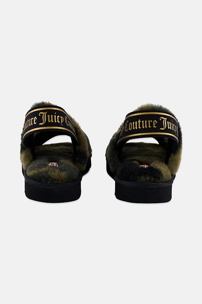 Juicy Couture Women Medium JC-Greer Slingback Sandals, Olive