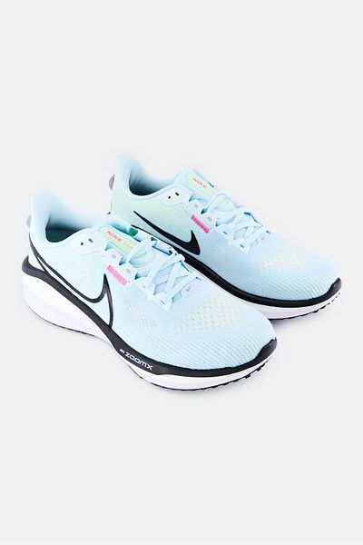 Nike Women Vomero 17 Lace Up Running Shoes, Light Blue