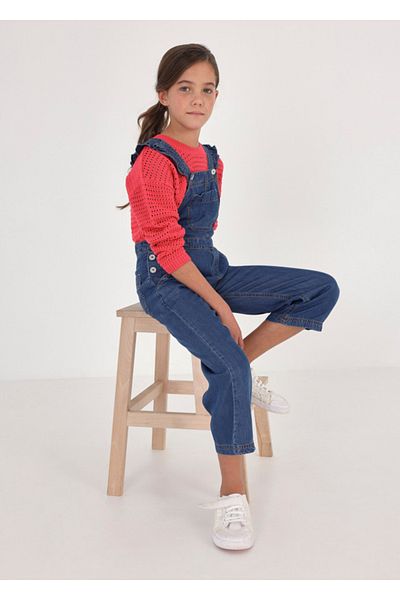 MAYORAL Summer Girl Salopet Jumpsuit Blue