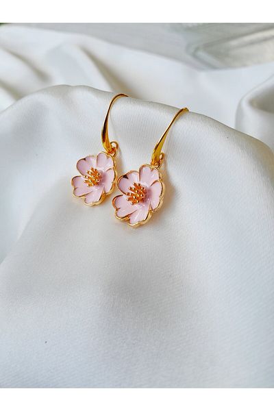 Minnoş Dükkan Flower Design Earrings