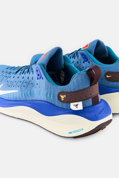 Nike Men React Infinity 4 Prm Lace Up Running Shoes, Blue