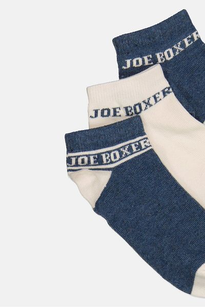 Joe Boxer جوارب للكاحل بشعار العلامة التجارية للأولاد، 5 أزواج، متعددة الألوان