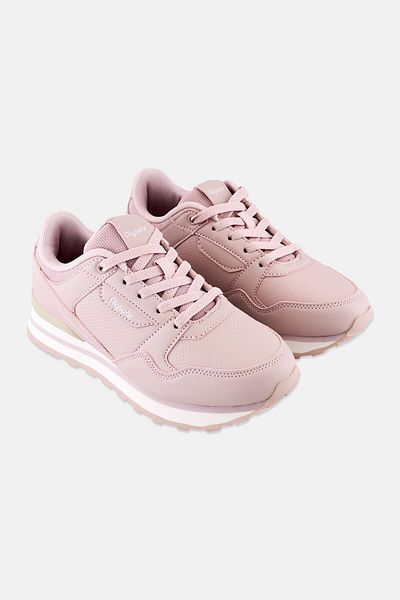 Algspar Women Lace Up Hiking Shoes, Pink