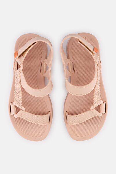 ZAXY Women Velcro Closure Sandal, Peach