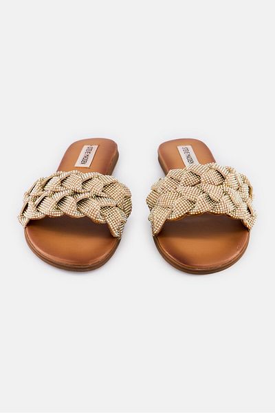 Steve Madden Women Slip On Sandal, Multicolor