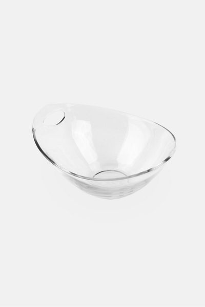 Maser Glass Bowl, Transparent