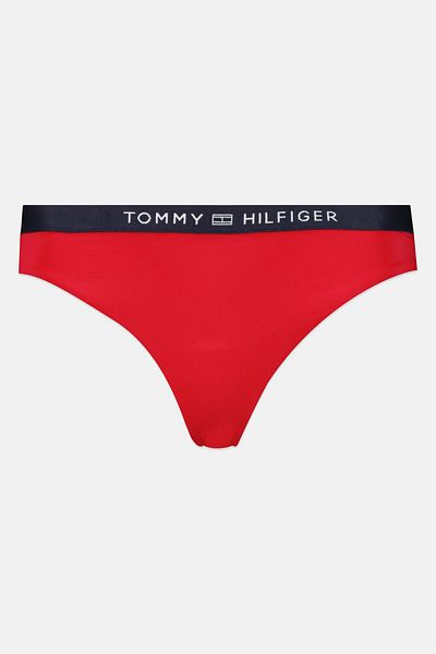 Tommy Hilfiger Women Brand Logo Bikini Bottom, Red