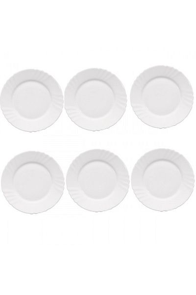 Bormioli Rocco Set of 6 opal plates BORMIOLI EBRO 32cm