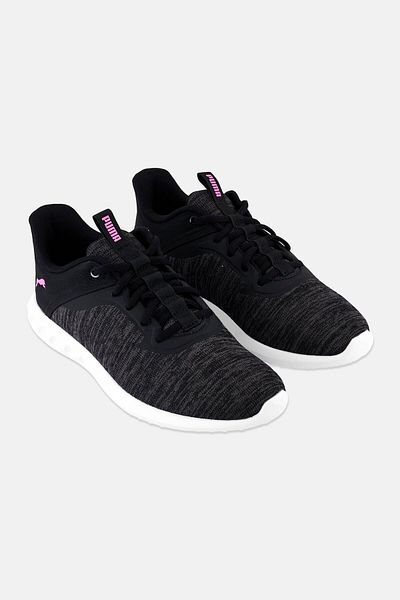 Puma Women Carson 2 Edge Lace Up Running Shoes, Heather Black