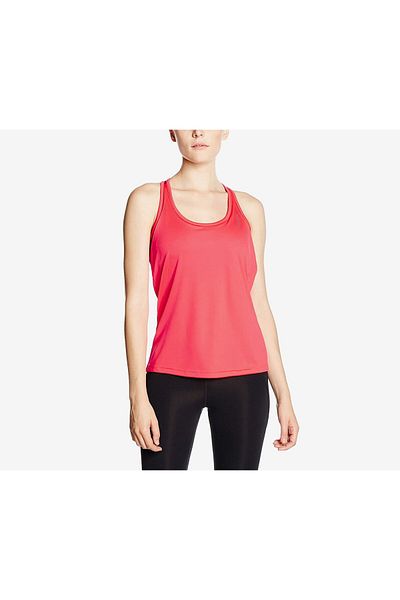 Reebok Running Essentials Long Bra Top, Neon Cherry