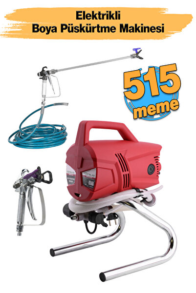 Euromax Profesyonel Elektrikli 1010 W Havasız Boya Püskürtme Makinesi Tabanca...
