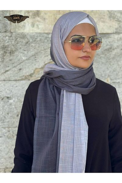 ALDIRA Double Color Flamed Shawl Cotton