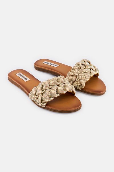 Steve Madden Women Slip On Sandal, Multicolor