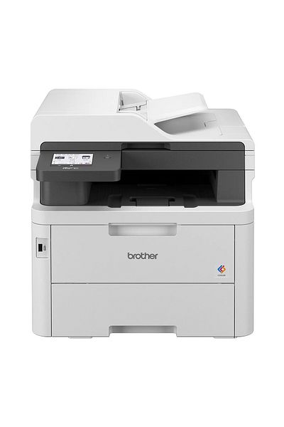 Brother طابعة ليزر ملونة MFC-L3760CDW، طابعة ليزر ملونة LED متعددة الوظائف، صغيرة الحجم وهادئة، للاستخدام المكتبي