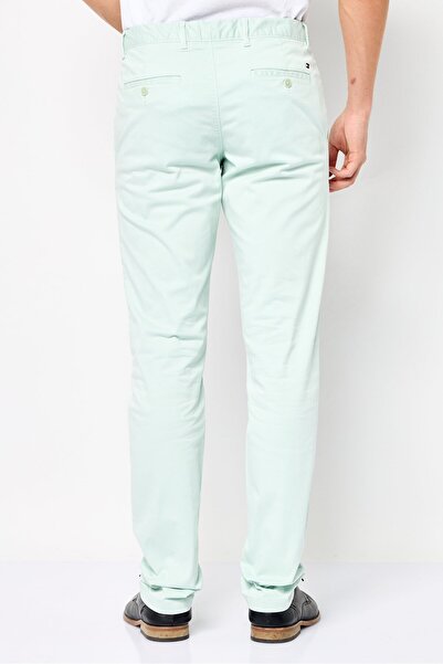 Tommy Hilfiger Men Slim Fit Plain Stretchable Chino Pants, Mint Green