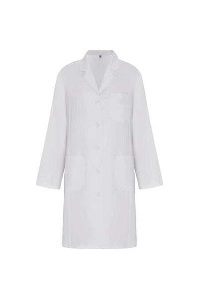 OEM Halat medical, croit cu mâneci lungi, alb, mărimea S