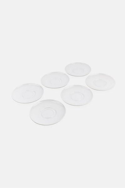 Ritzenhoff & Breker 6 Pieces Ceramic Saucer Set, White
