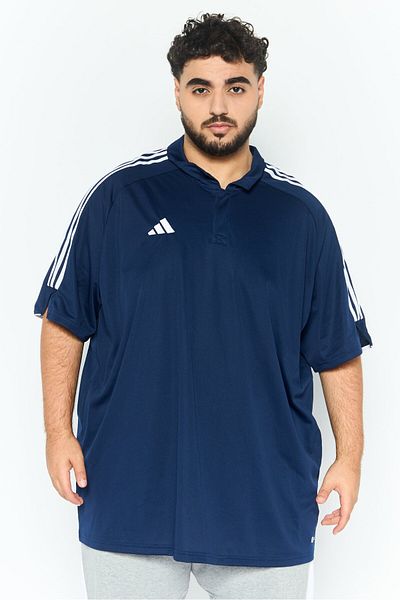 adidas Men Sportswear Fit Brand Logo Polo Shirt, Navy Blue