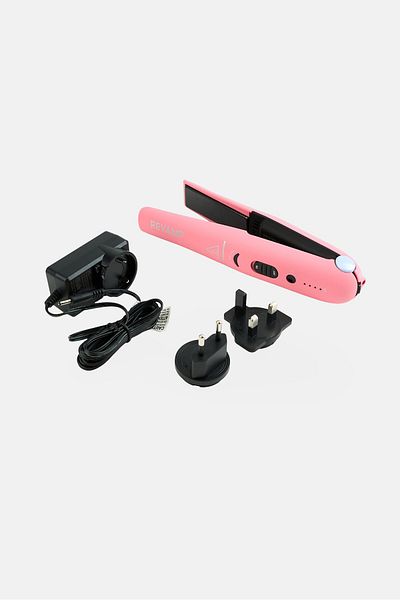 Revamp Liberate Cordless Compact Ceramic Hair Straightener, Pink