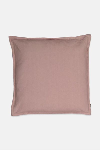 Muy Mucho Organic Cotton Cushion 45 L x 45 W cm, Mauve