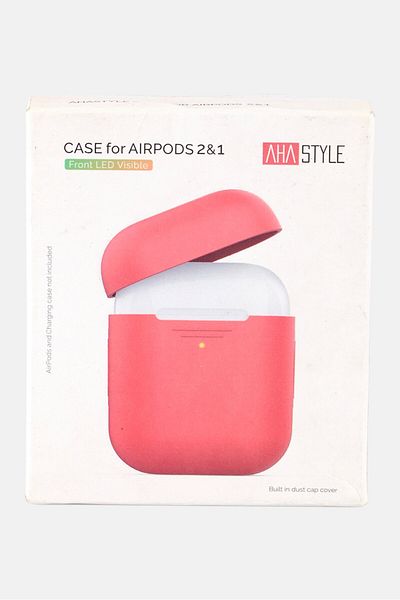 AhaStyle Airpods 1/2 Dustproof Silicone Case, Red