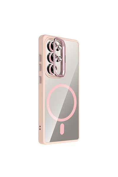GRABONO Galaxy S25 Ultra Case Lens Protection Hard Tpu+Pc Transparent Can Be Used as a Gift and Stand