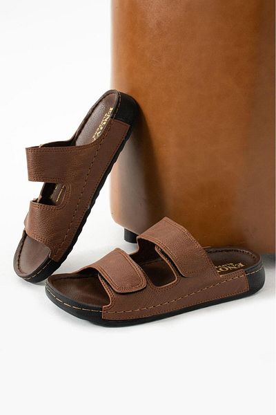 Preux Men's Orthopedic Comfortable Sole Stitched Stylish Inside Out Men's Slippers